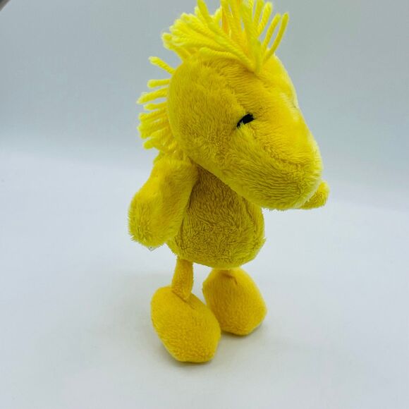 WOODSTOCK Yellow Bird Plush Peanuts Worldwide LLC Hanging Stuffed Toy w/ Noise - Picture 3 of 8